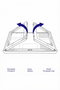 Hanah Home Escritorio de Pie para Laptop Powder